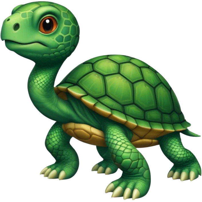 A leg combined with a turtle emoji