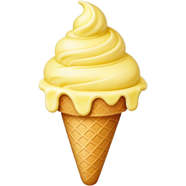 Lemon luxury icecream emoji