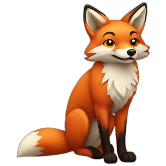 Red fox emoji
