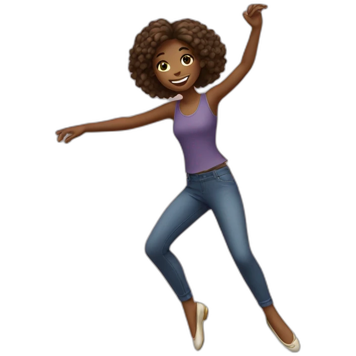 Girl dancing emoji