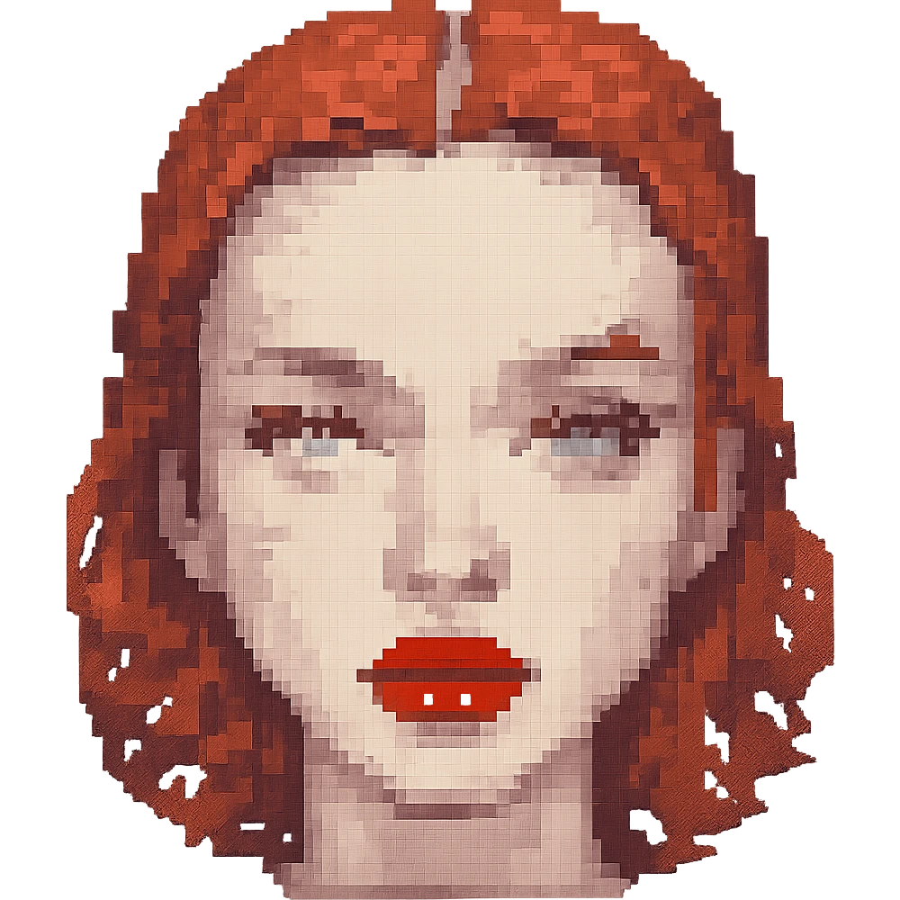 Add shine to the red lipstick, keep the transparent background. emoji