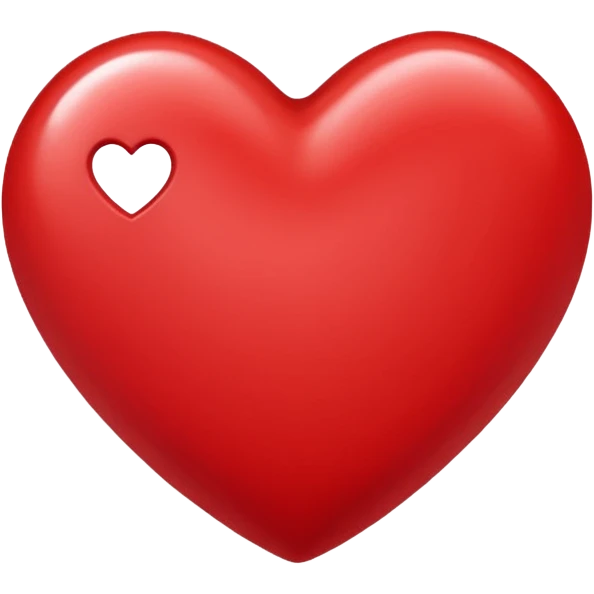 Cursive heart emoji