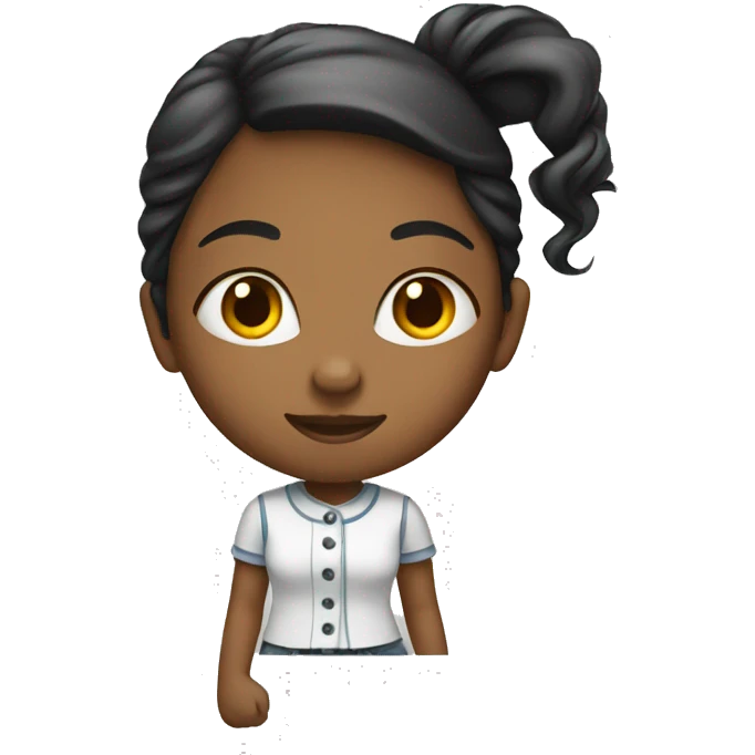 girl in high platform shoes emoji