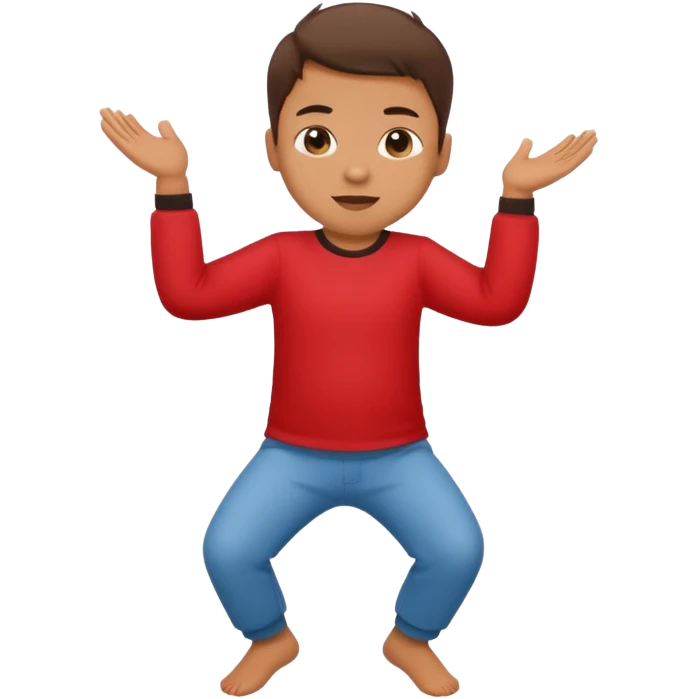 Somebody doing to baby boo dance emoji