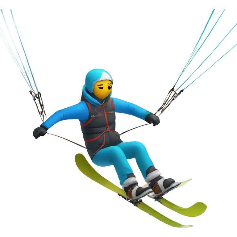 Snowkiting emoji