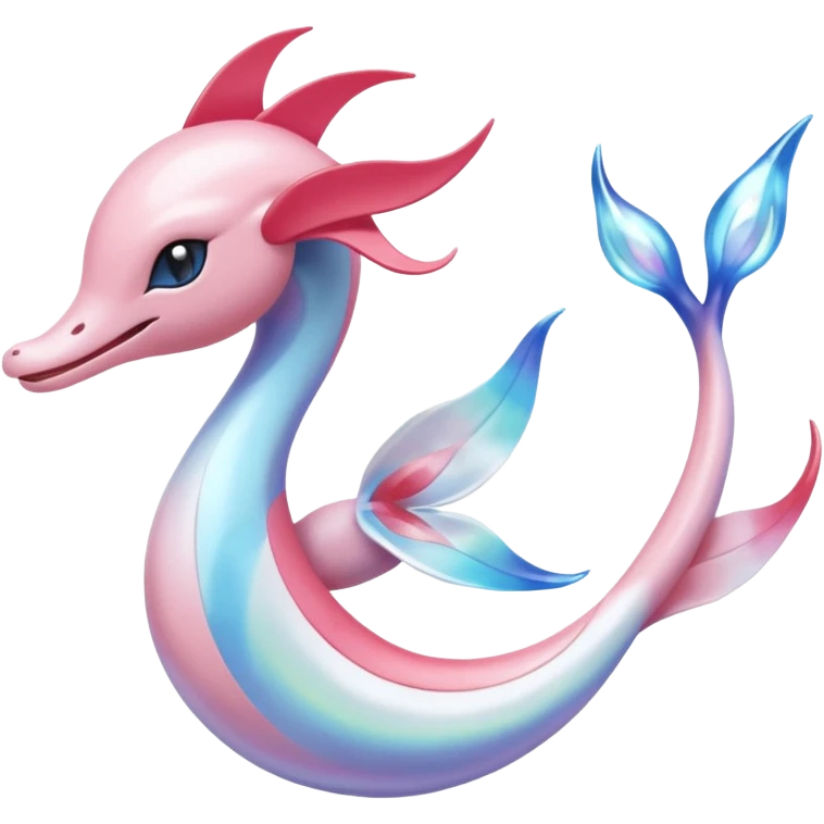 Primarina-Cresselia-Milotic-Amaura-Pokémon-Fakémon-fusion, full body emoji