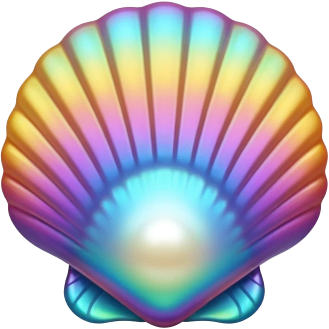 shell with pearl emoji