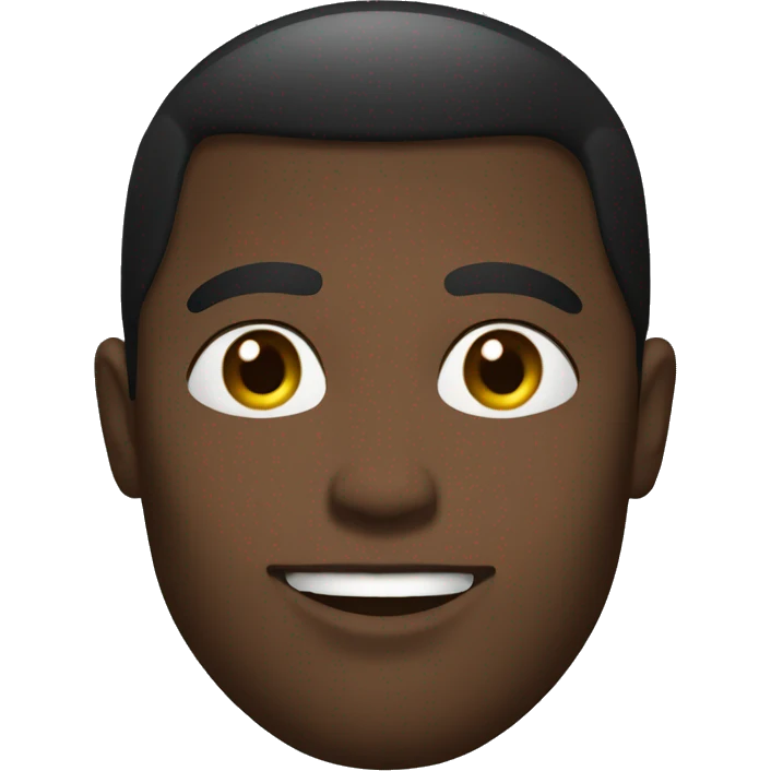 black male on low cut  emoji