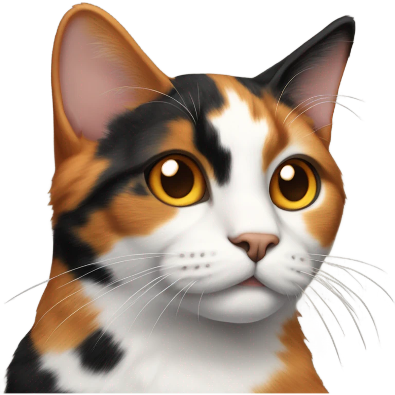 Calico cat emoji