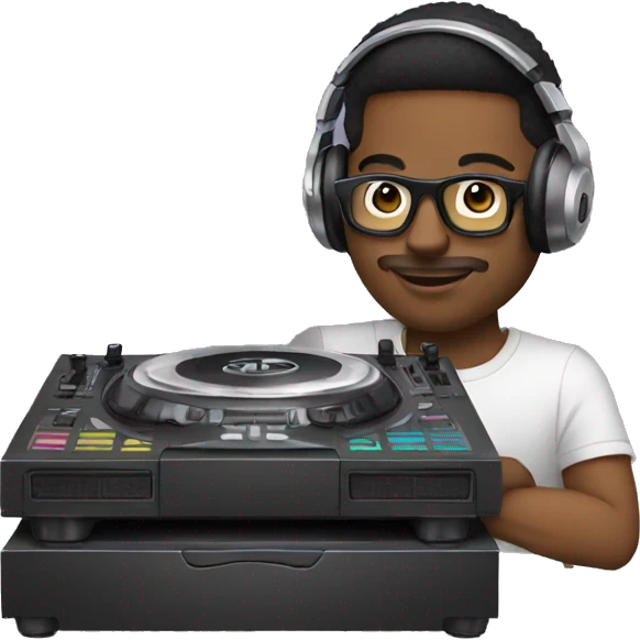 dj with console emoji