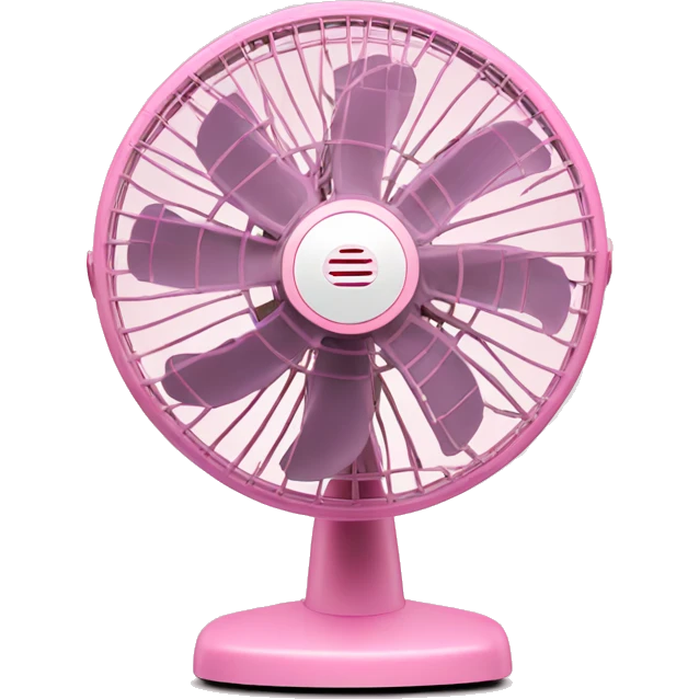 ventilador rosa  emoji