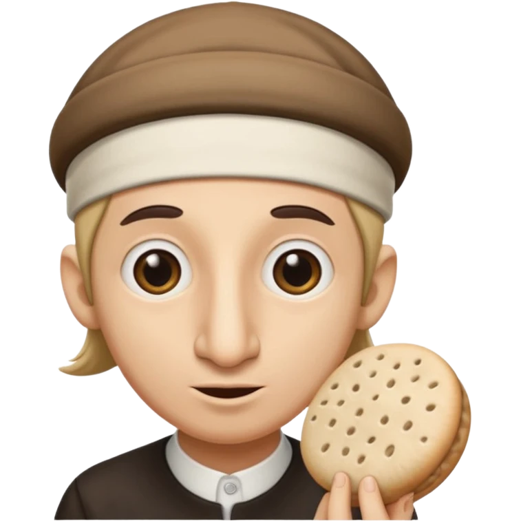 jewish emoji, sterotypical jew, long hair, greedy, long nose, jewish hat emoji