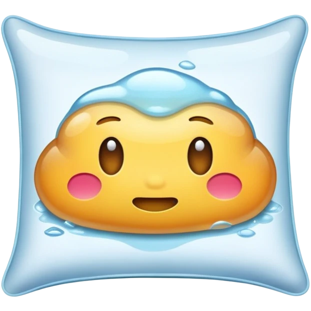  wet drool on pillow emoji