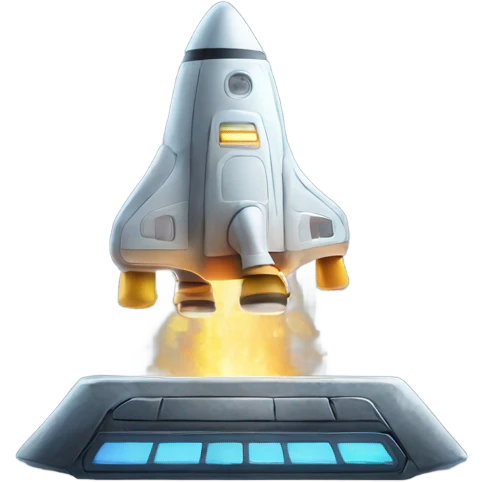 spaceship start button emoji