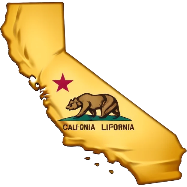 State Shape of California  emoji