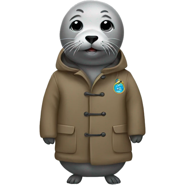 seal wearing a coat  emoji