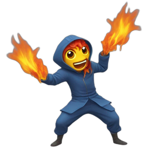 Dracaufeu qui dab emoji
