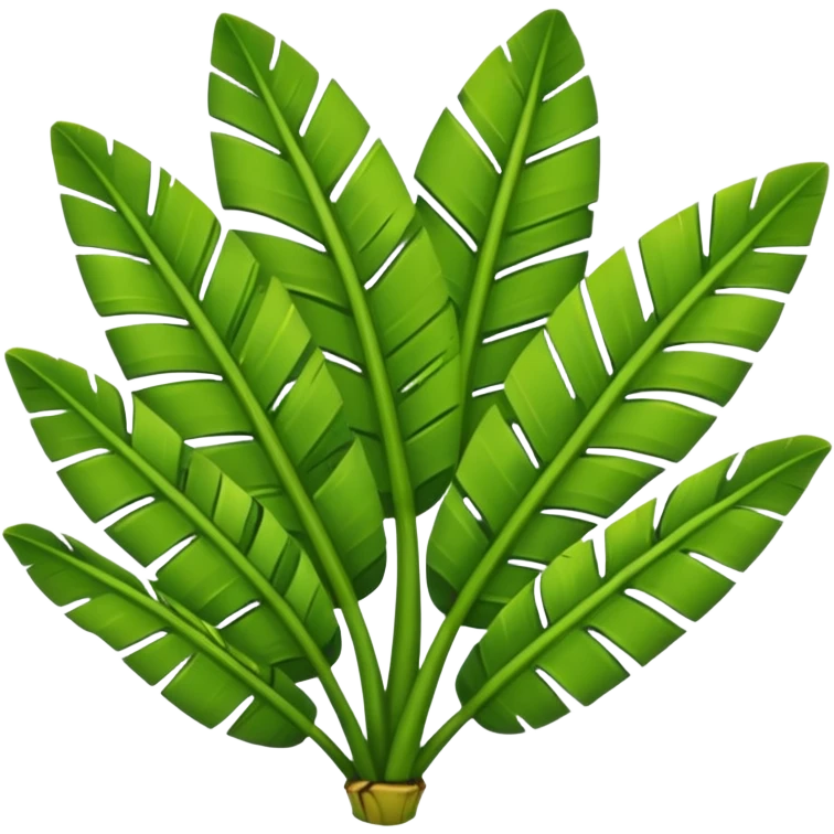 banana leaves emoji