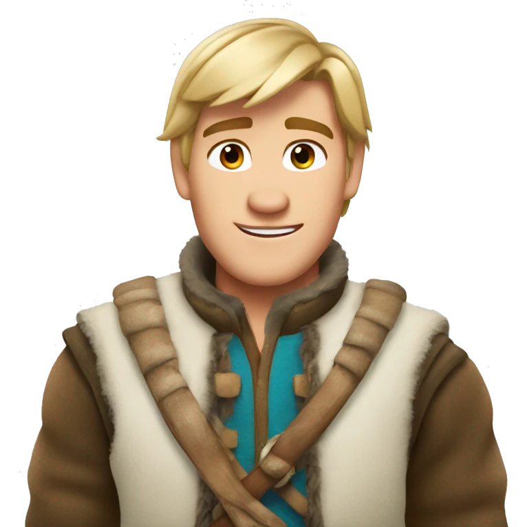 Kristoff from Frozen emoji
