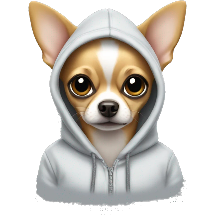 Chihuahua in a hoodie emoji
