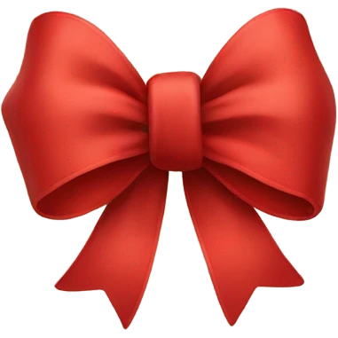 Red bow emoji