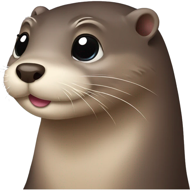 otter with hearts as eyes emoji