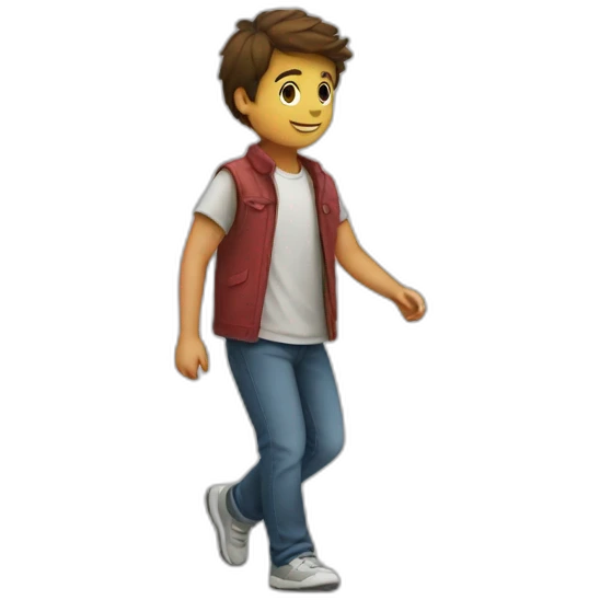 A boy walk with a girl emoji