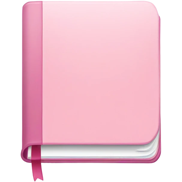 Light pink diary  emoji