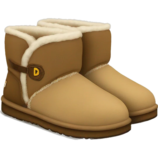ugg tasman slippers two emoji
