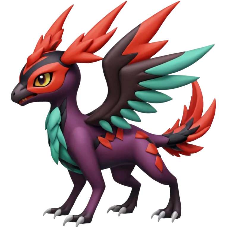 Meloetta-Yveltal-Nargacuga-Noivern-Pokémon-Fakémon-creature emoji