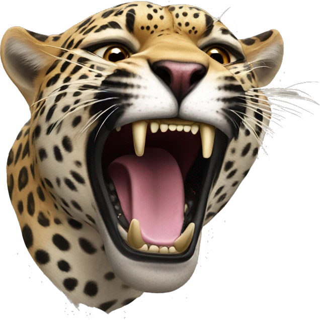 roaring jaguar emoji