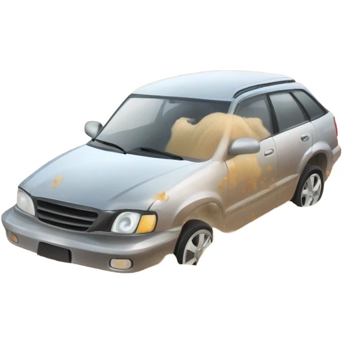 Car wash in the desert  emoji