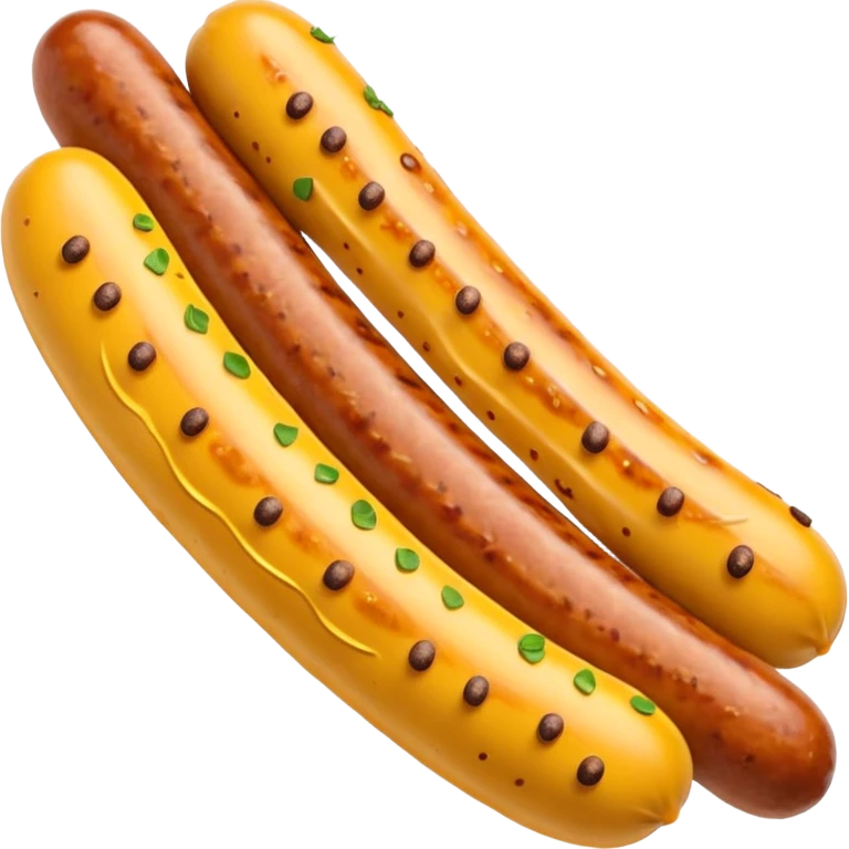 mustard sausage  emoji