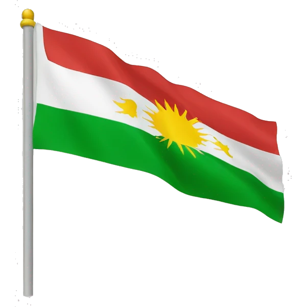 Flag of kurdistan emoji
