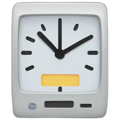 digital clock 5am emoji