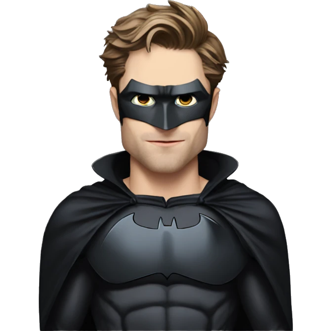 robert-pattinson as Batman emoji