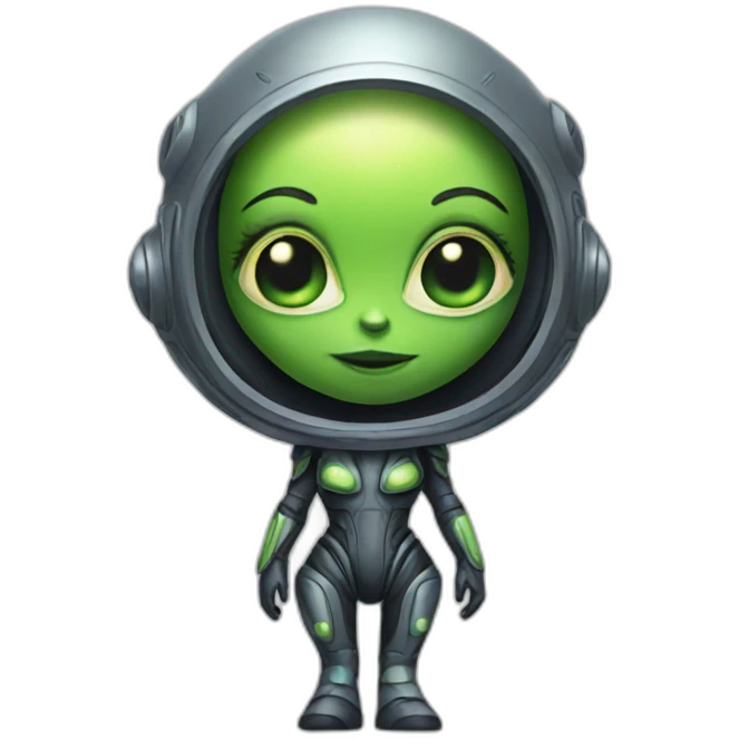 Miss alien ride alien emoji