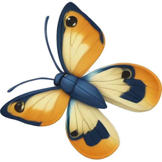 noeud papillon bleu marine emoji