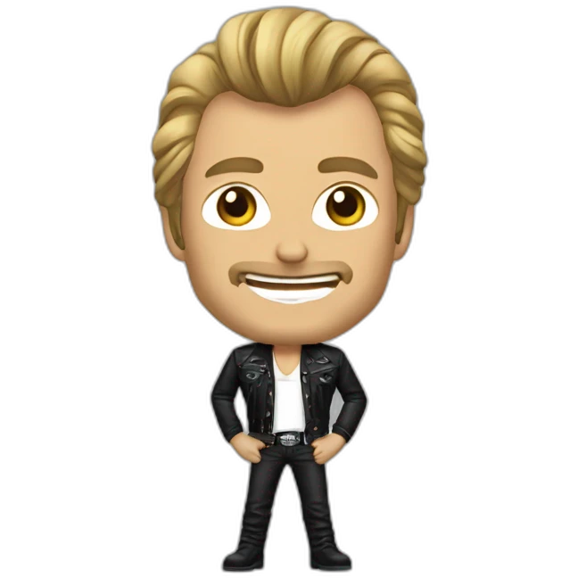 Jhonny hallyday rock emoji