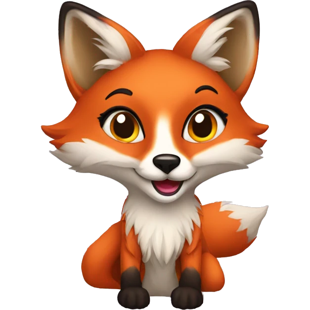 fox in drag emoji