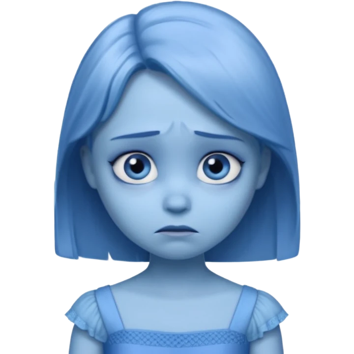 Sadness from the Inside Out movie emoji