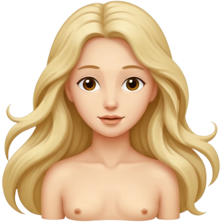 a nude women emoji