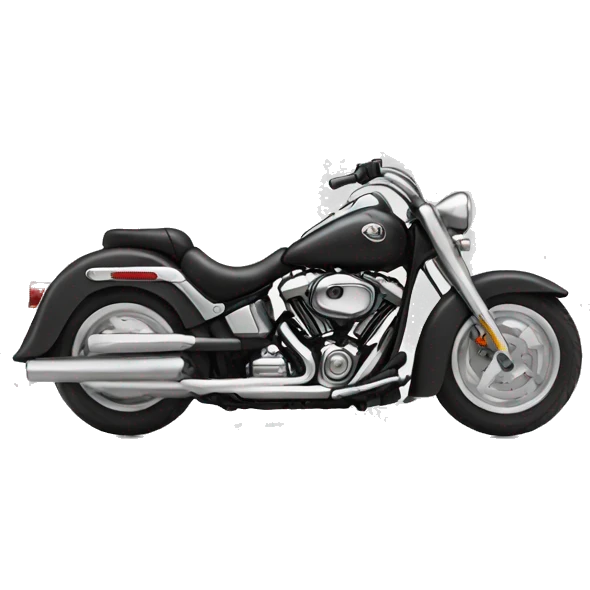 Bike with fat boy  emoji