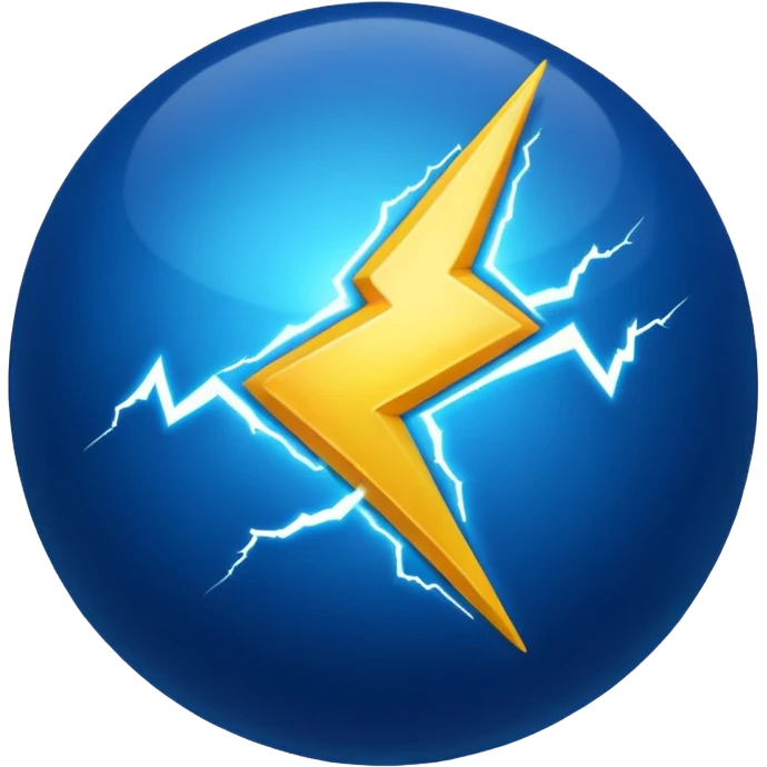 Lightning Ball  emoji