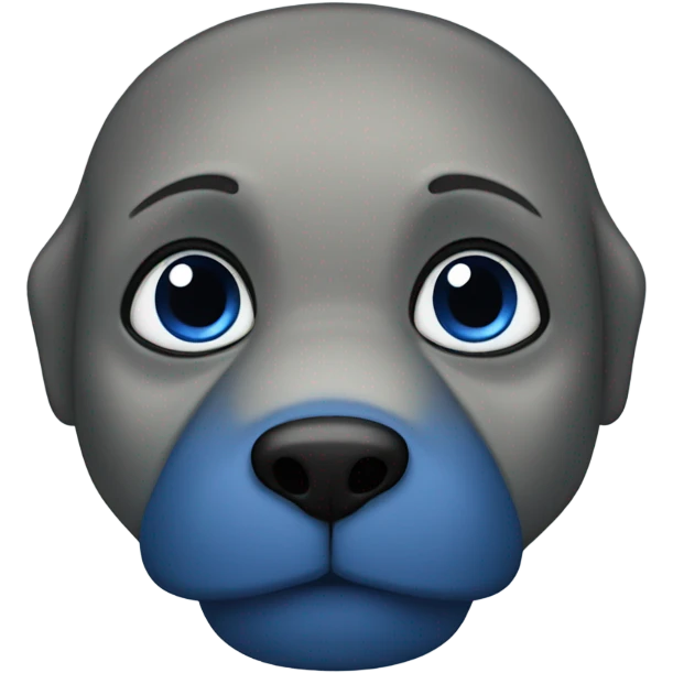 Blue sharf emoji