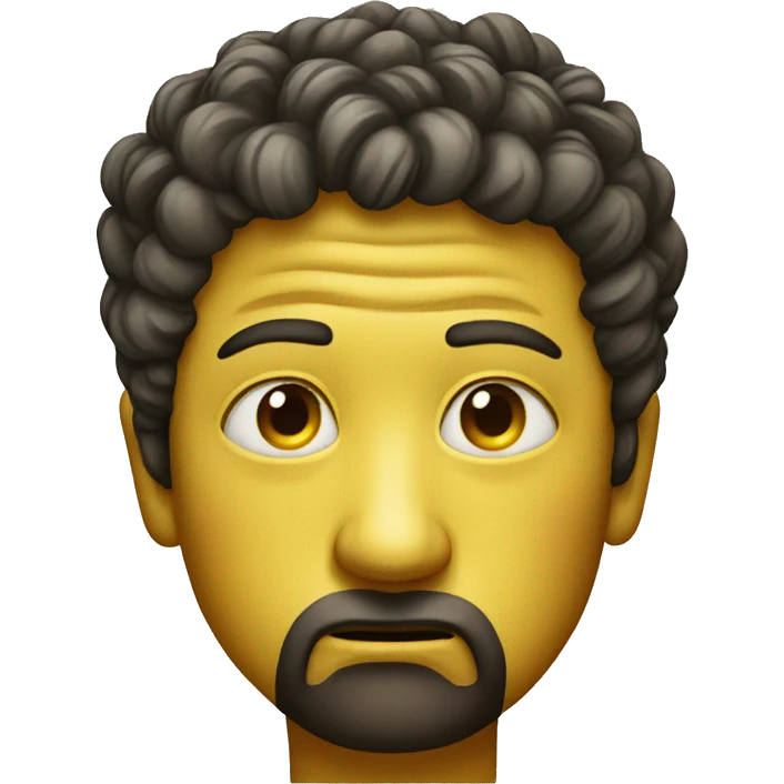 Yellow emoji giving you side eye  emoji