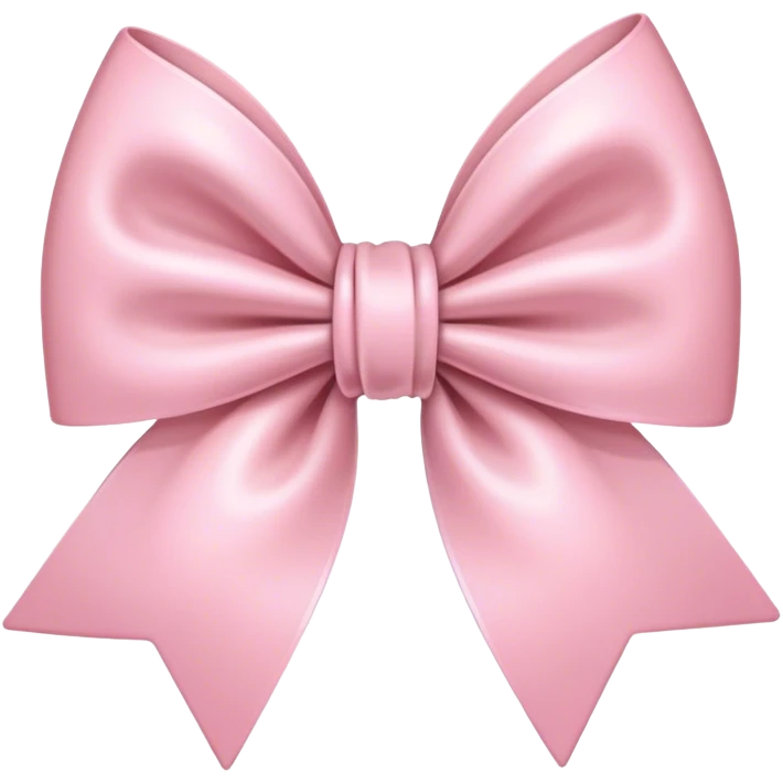 light pink coquette bow emoji