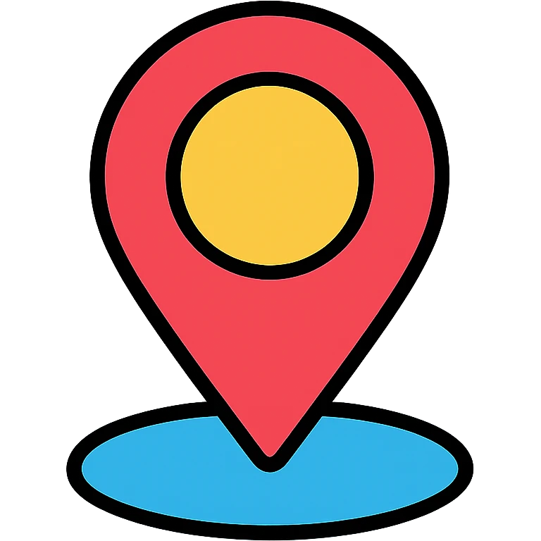 Location pin marker for maps emoji