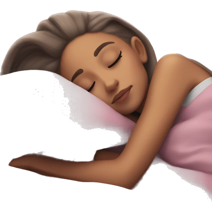 Ariana Grande sleeping emoji