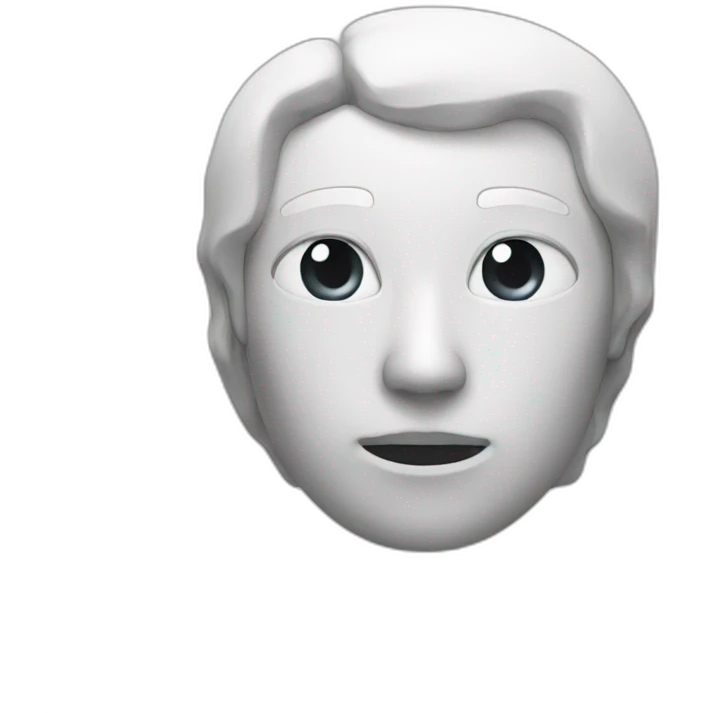 white drainage emoji